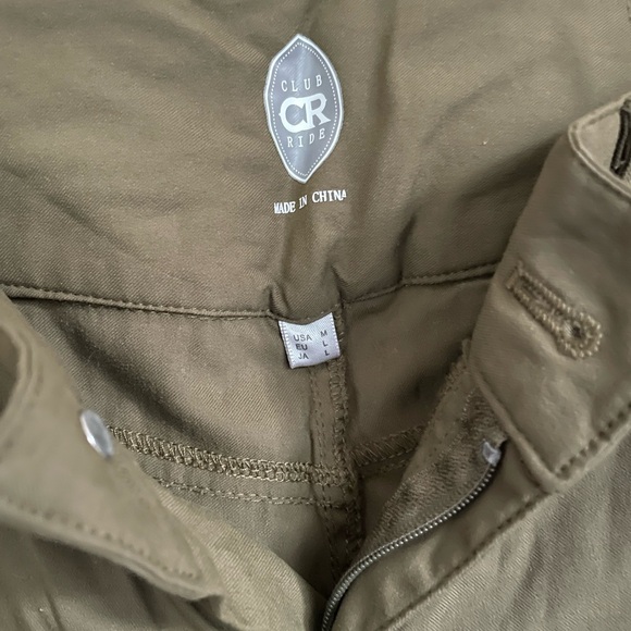 Club Ride Olive Green Pants - Picture 3 of 4